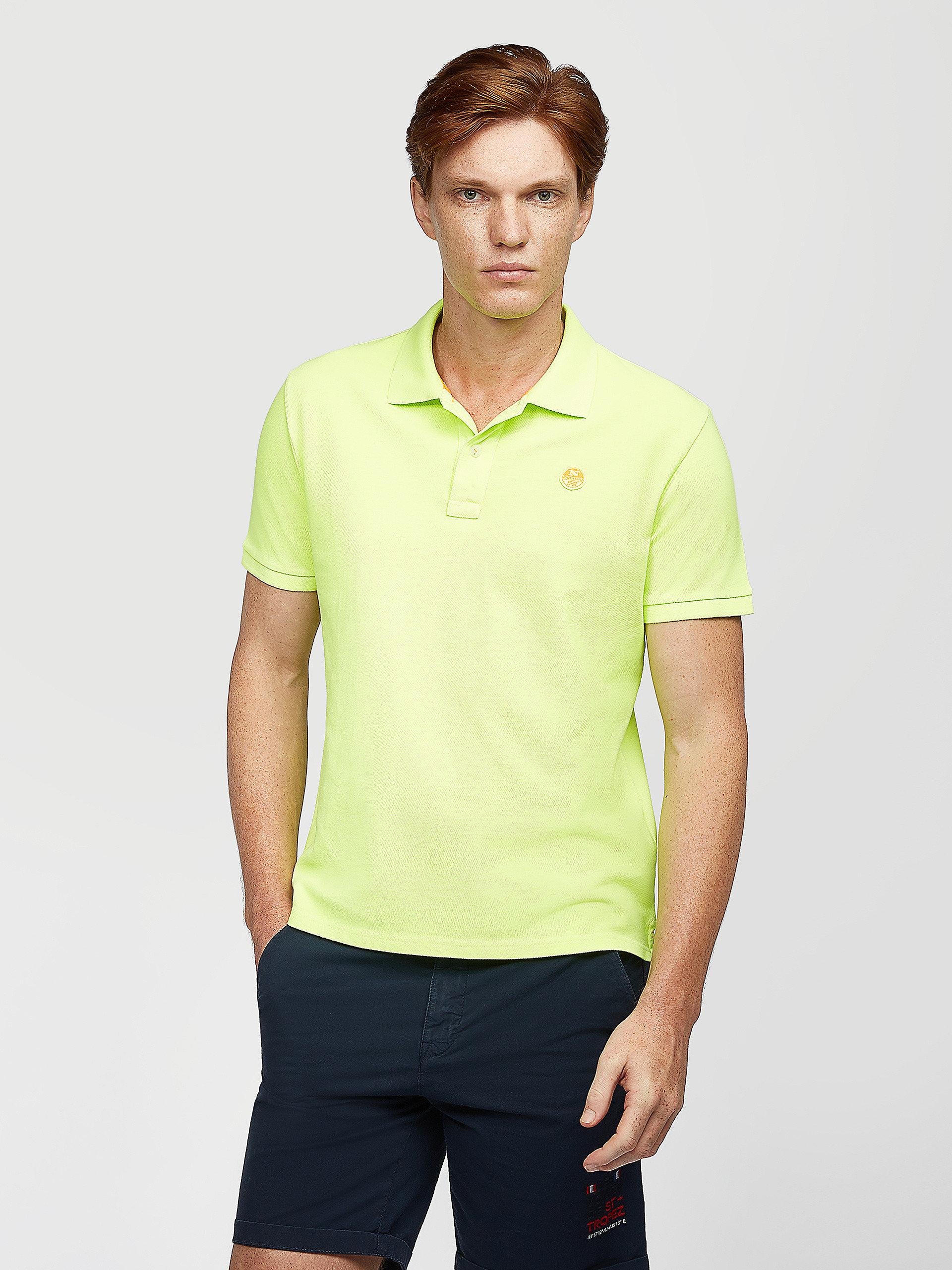 North Sails MUŠK. POLO MAJICA FLUO 692272