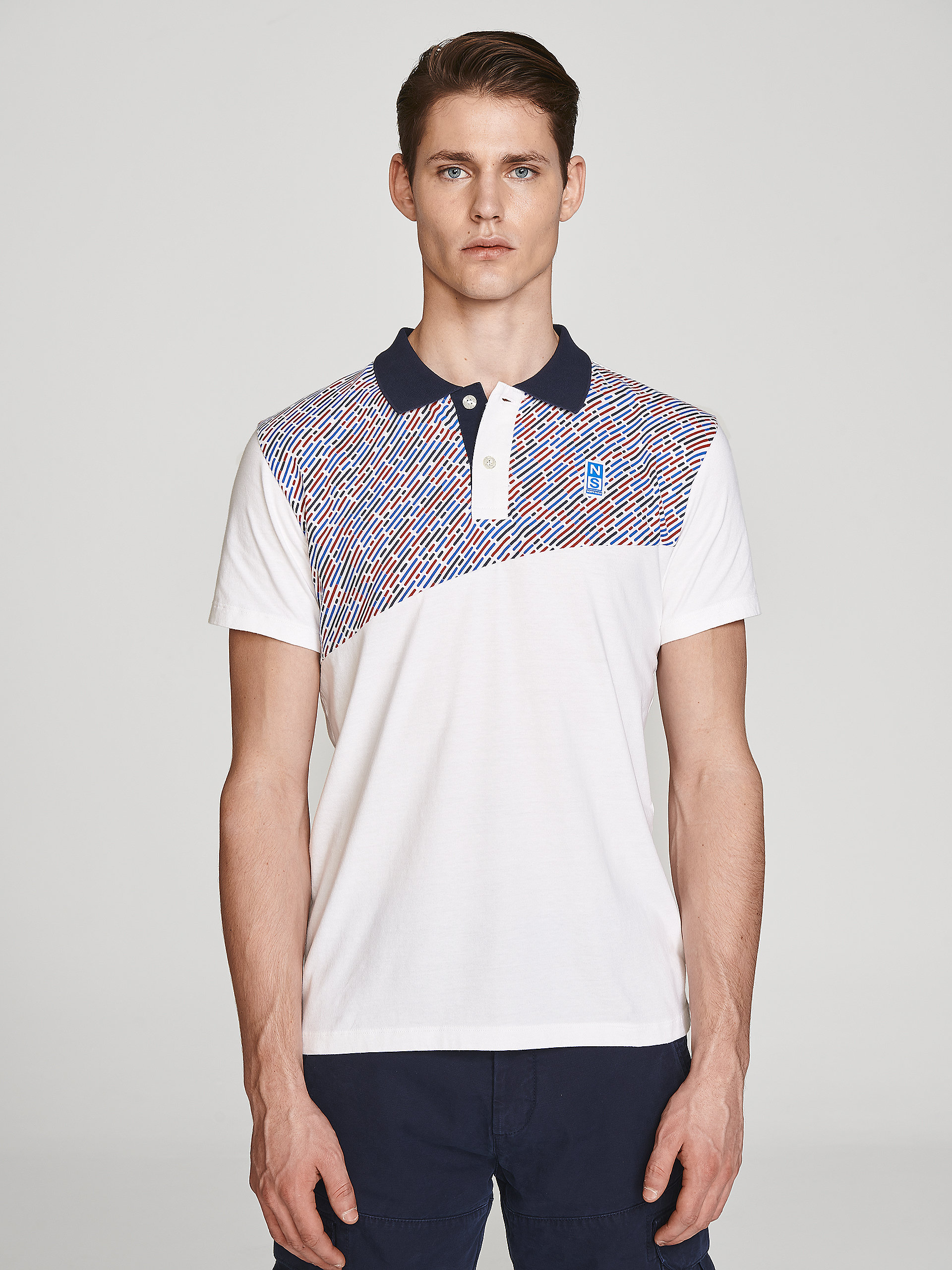 North Sails MUŠK. POLO MAJICA JERSEY CONTRAST 692265