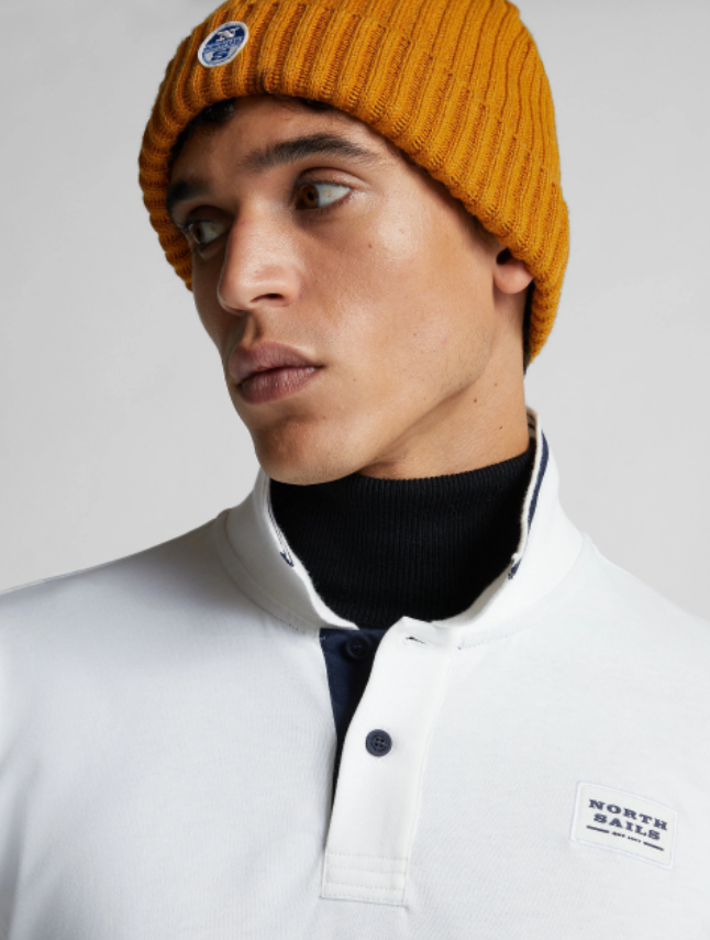 North Sails POLO MAJICA IZ ORGANSKEGA BOMBAŽNEGA JERSEYJA 692603