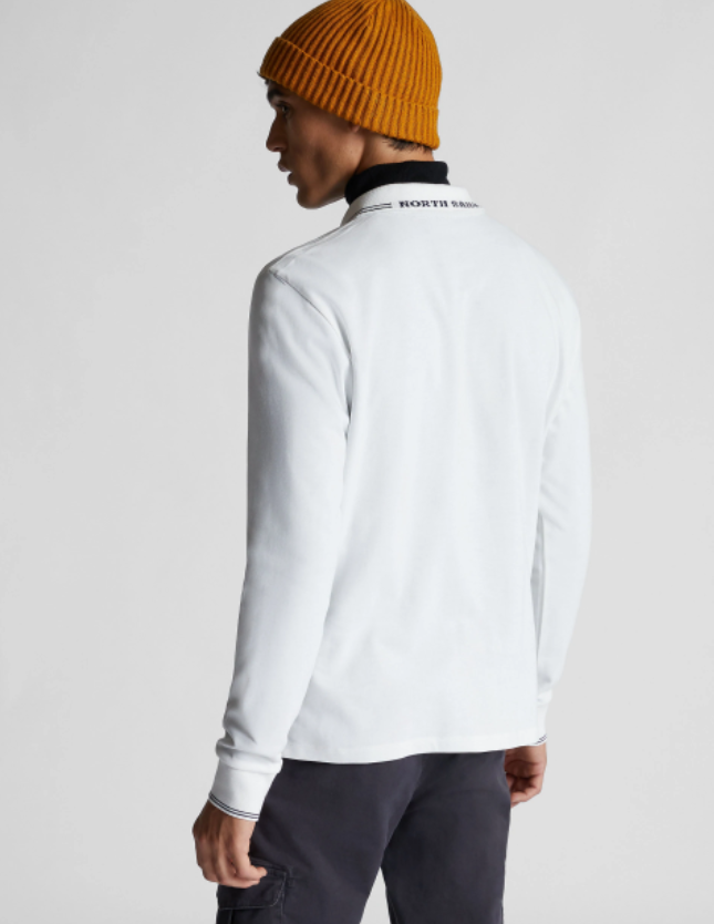 North Sails POLO MAJICA IZ ORGANSKEGA BOMBAŽNEGA JERSEYJA 692603