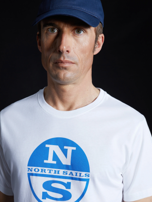 North Sails MOŠKA LOGO MAJICA S KRATKIMI ROKAVI IZ BOMBAŽNEGA JERSEYJA 899098