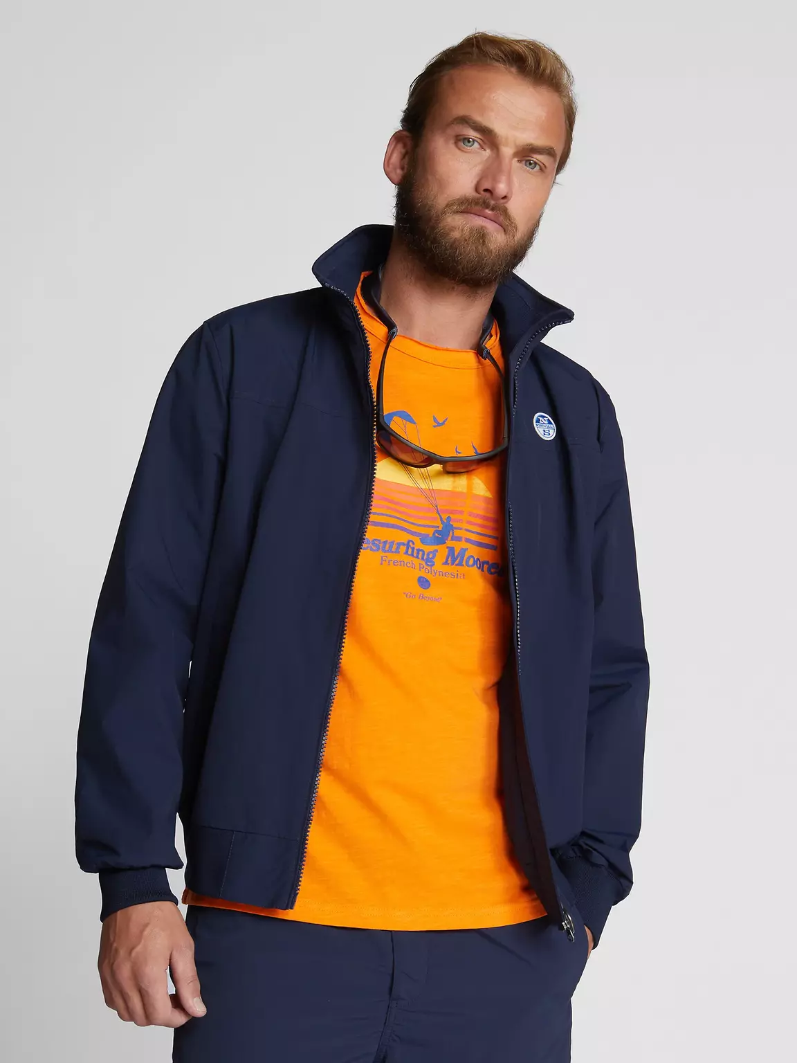 North Sails MOŠKA MAJICA S POTISKOM IZ BOMBAŽNEGA JERSEYJA 692796