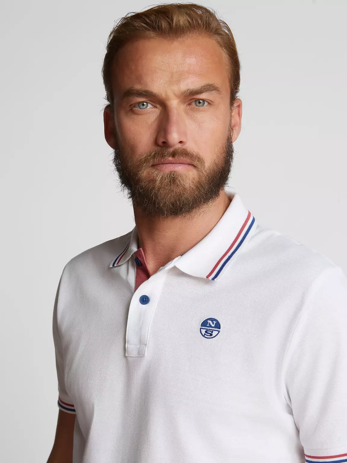 North Sails MOŠKA POLO MAJICA IZ ORGANSKEGA BOMBAŽNEGA PIKÉJA 692354