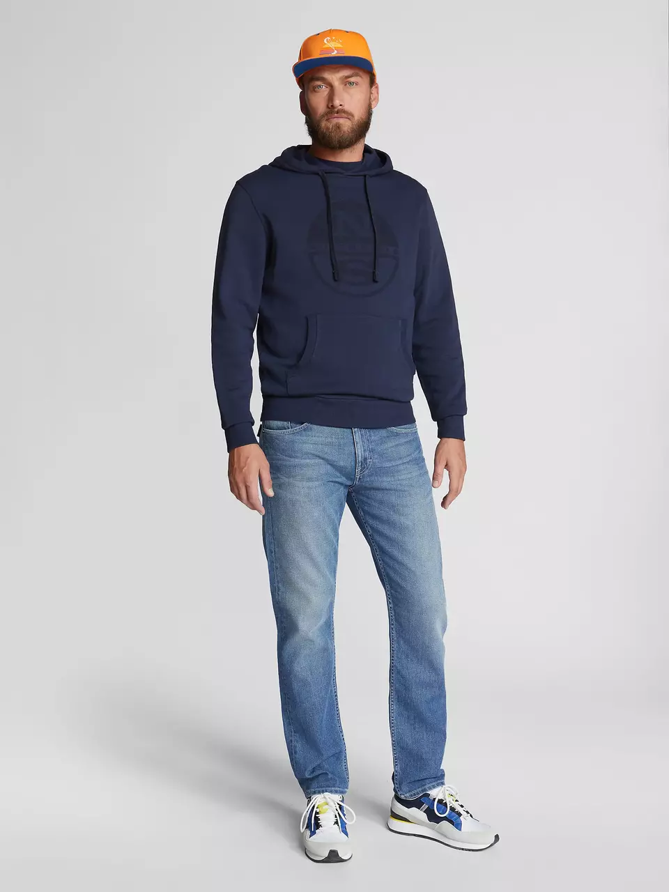 North Sails MOŠKE JEANS HLAČE IZ BIORAZGRADLJIVEGA BOMBAŽNEGA DENIMA 672931