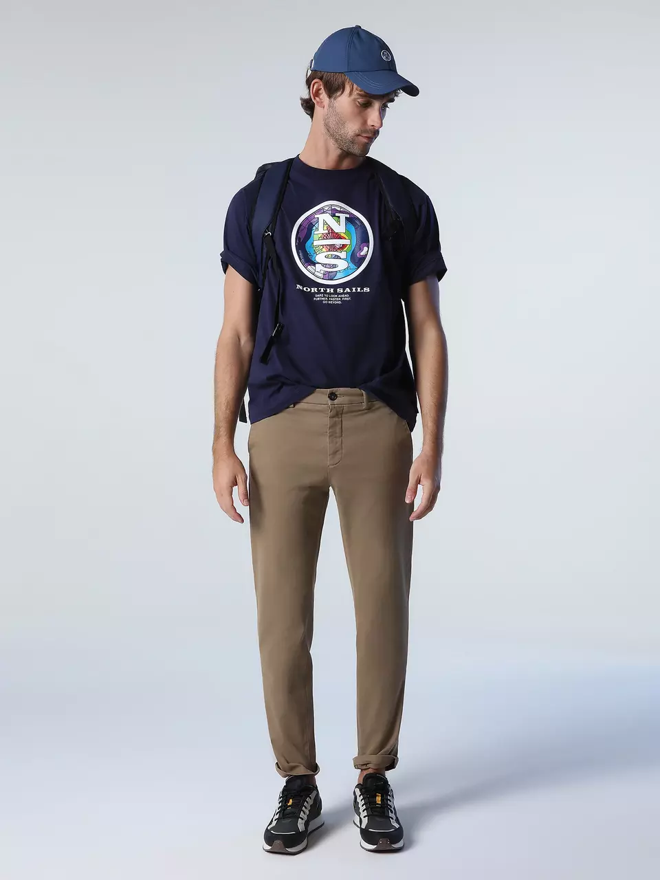 North Sails MOŠKE HLAČE DEFENDER 1895 - SLIM FIT CHINO 672961