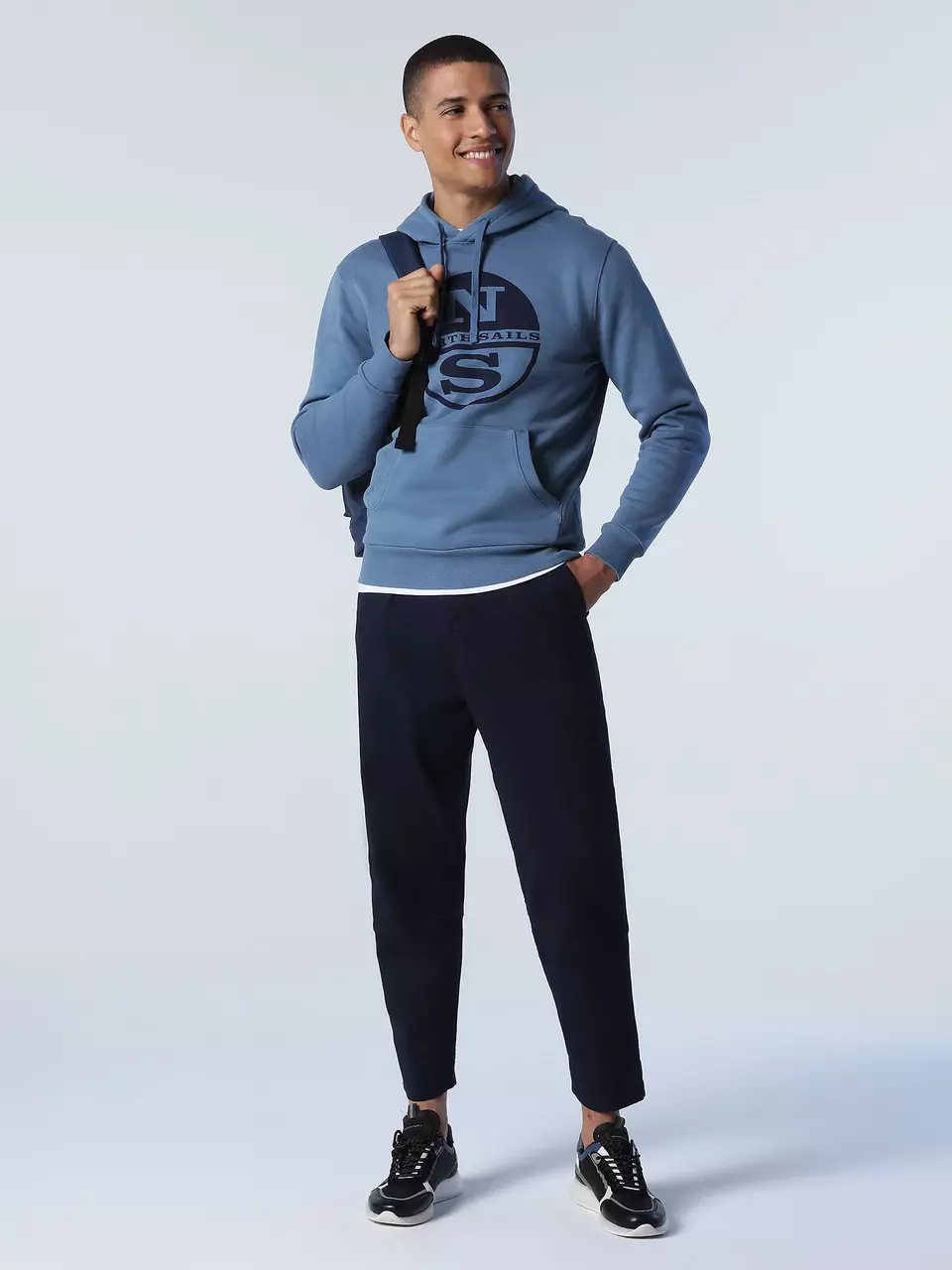 North Sails MOŠKI PULOVER HOODIE SWEATSHIRT W/GRAPHIC 691031