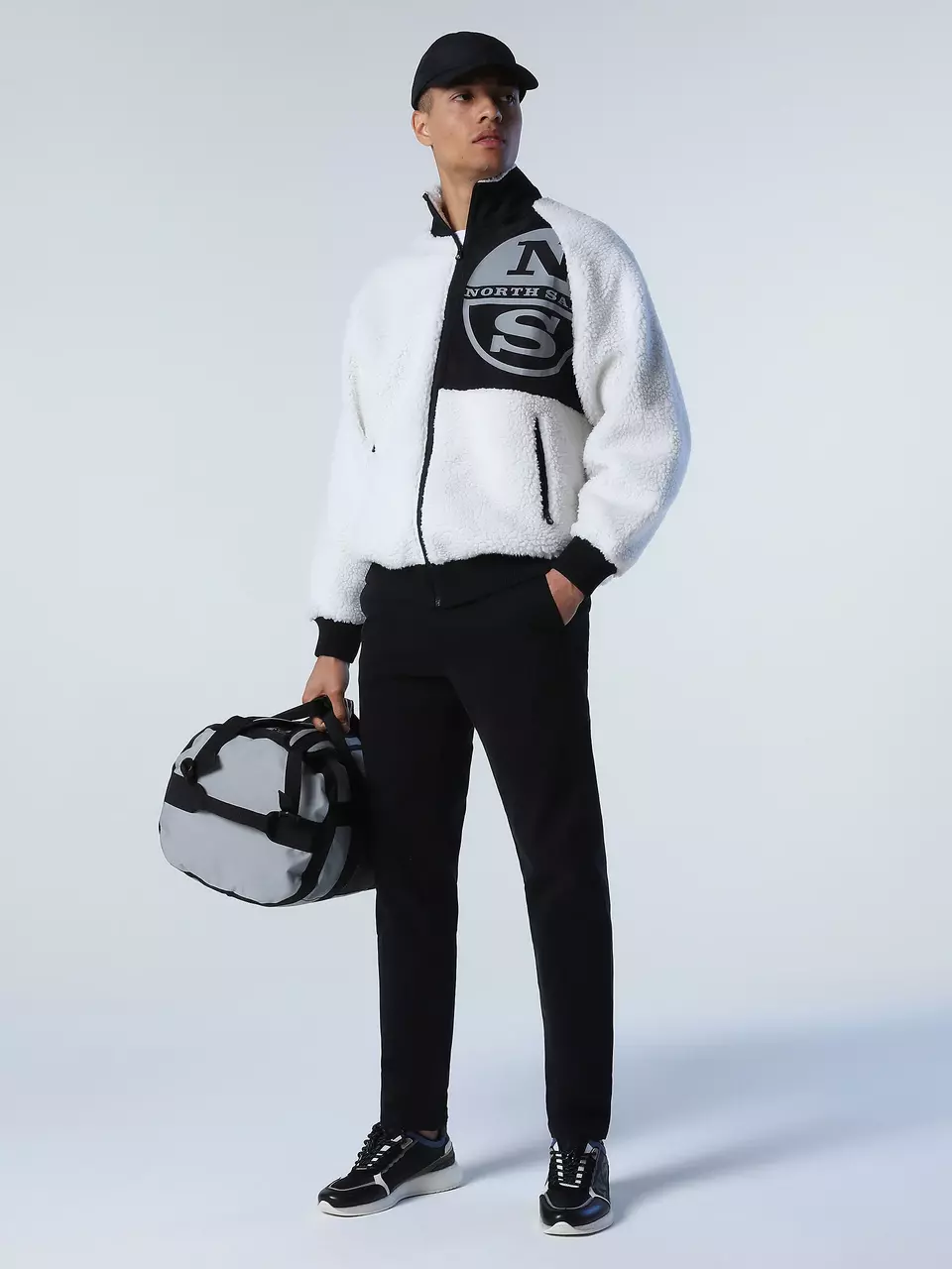 North Sails MOŠKA JOPA FULL ZIP SWEATSHIRT W/GRAPHIC 691058