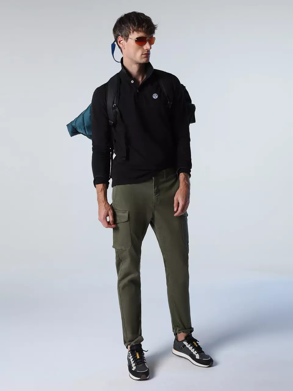 North Sails MOŠKA MAJICA LS POLO W/GRAPHIC 692387