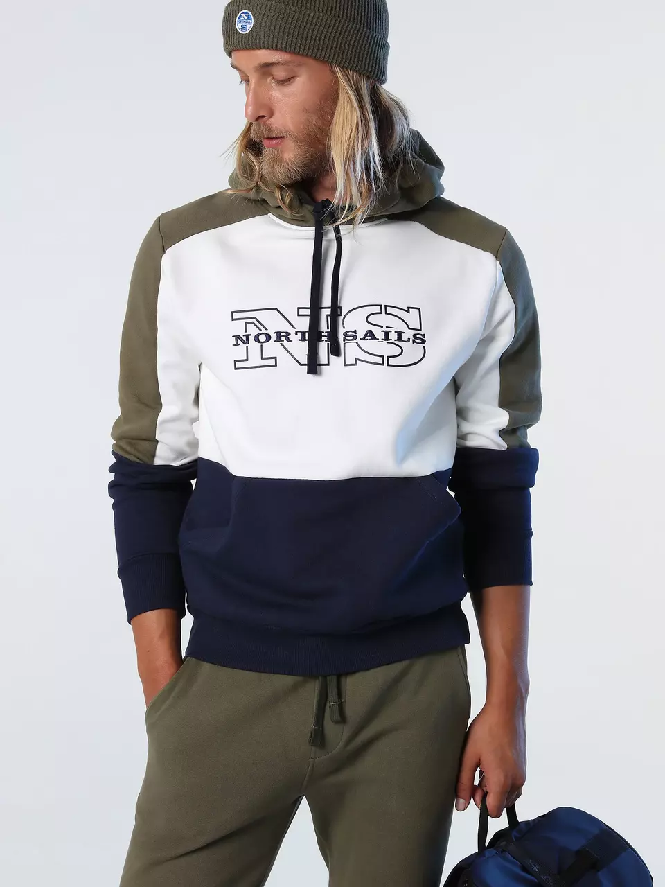 North Sails MOŠKI PULOVER HOODIE SWEATSHIRT W/GRAPHIC 691034