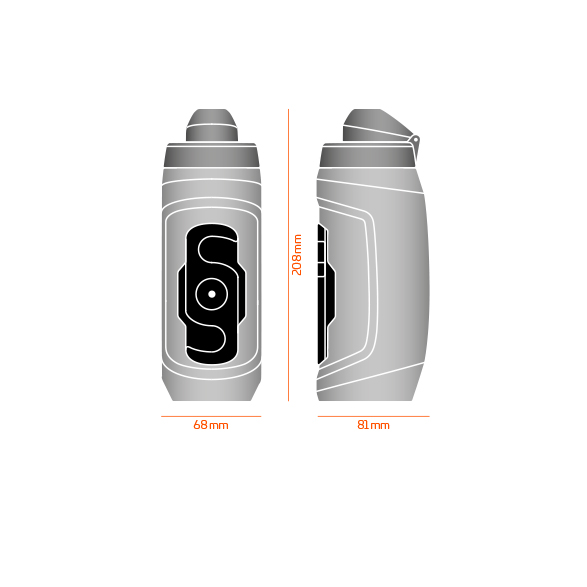 Fidlock TWIST SINGLE BOTTLE 590, bidon za na kolo