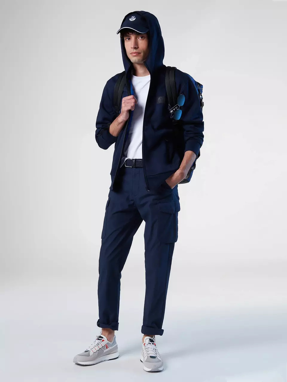 North Sails MOŠKA JOPA FULL ZIP WITH LOGO 691071