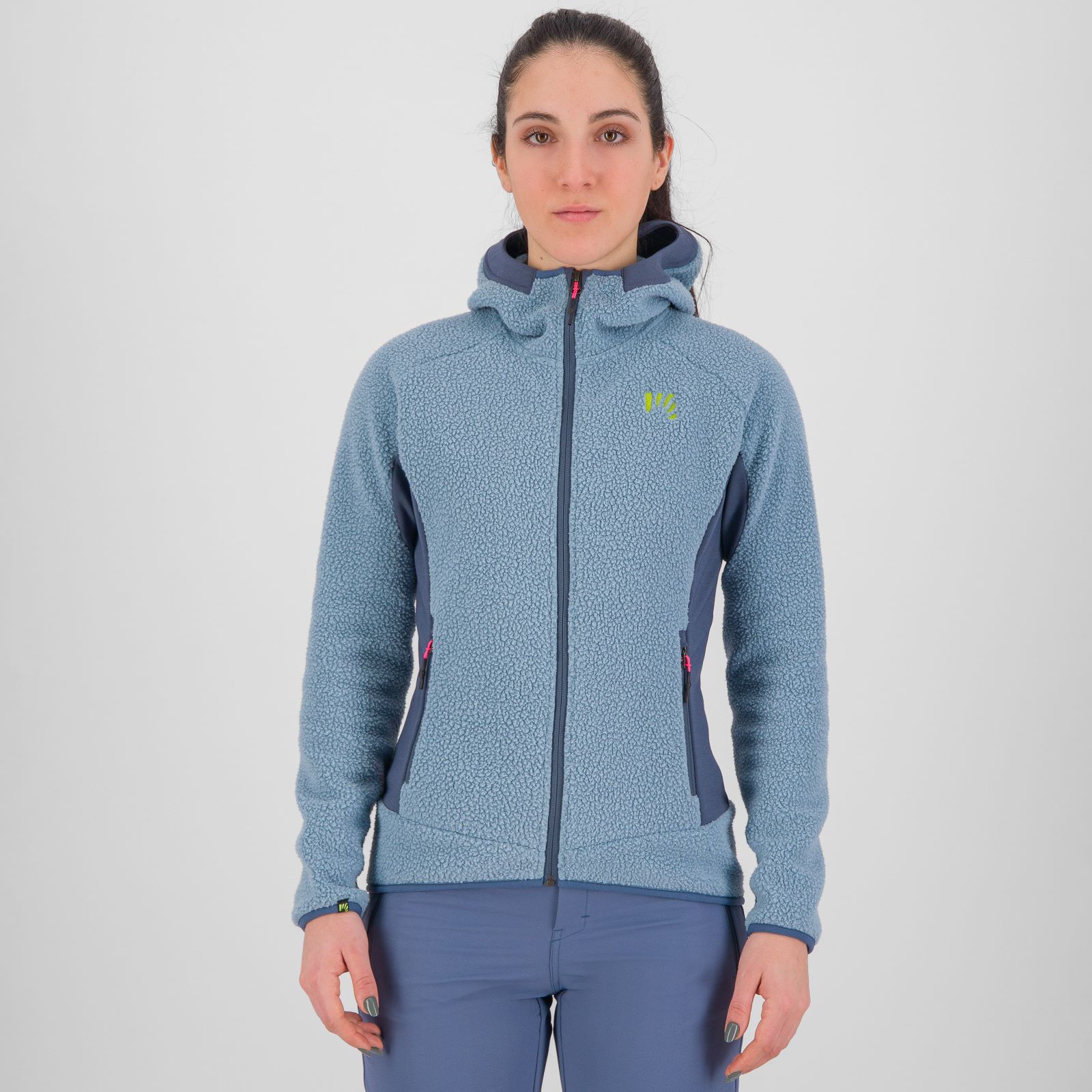 Karpos WOMEN'S 80'S HOODIE FLEECE, flis jopa