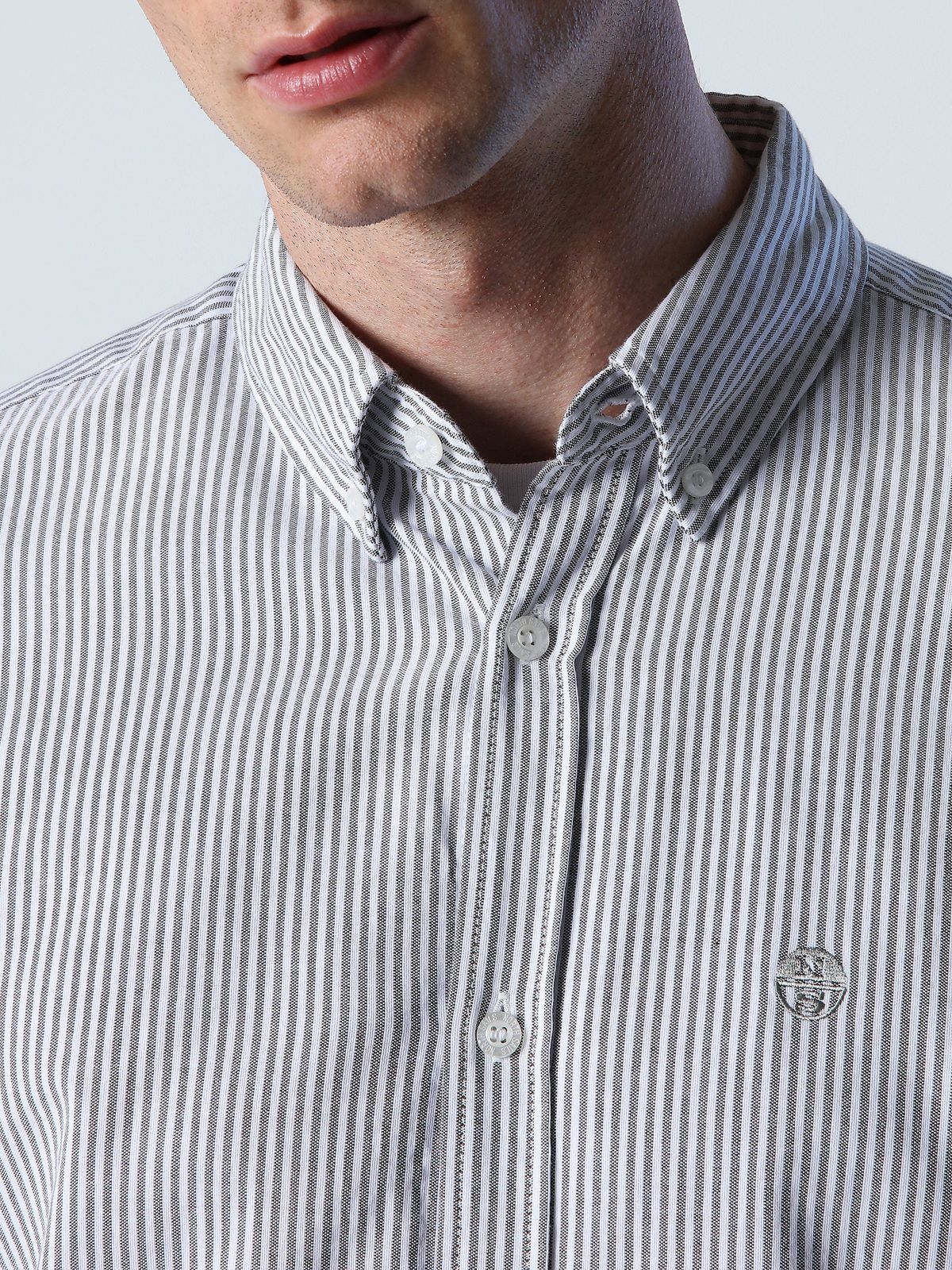 North Sails MOŠKA SRAJCA STRIPED OXFORD SHIRT BOTTOM DOWN 664210