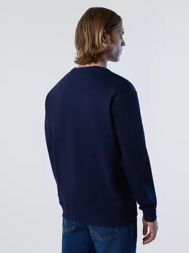 North Sails MOŠKI PULOVER CREWNECK SWEATSHIRT WITH LOGO 691158