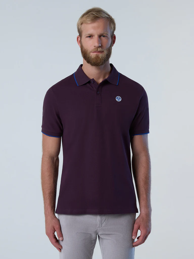 North Sails MOŠKA MAJICA KRATKIH ROKAV POLO WITH GRAPHIC 692424