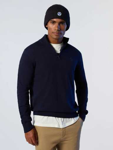 North Sails MOŠKI PLETENI PULOVER HALF ZIP 12GG 699855