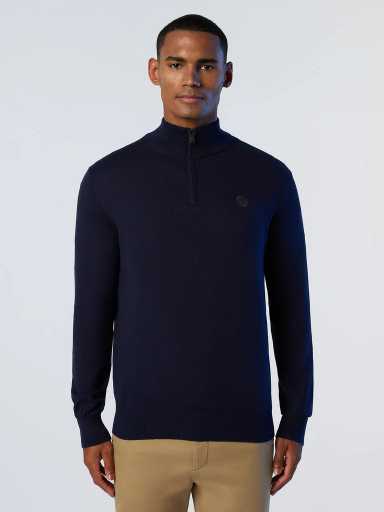 North Sails MOŠKI PLETENI PULOVER HALF ZIP 12GG 699855