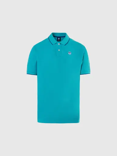 Nort Sails POLO MAJICA S KRATKIMI ROKAVI S ČRTASTIM OVRATNIKOM V KONTRASTNI BARVI 692452