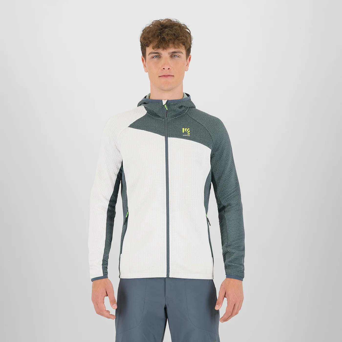 Karpos MEN'S AVERAU FULL-ZIP HOODIE FLEECE JACKET, pohodniška flis jopa