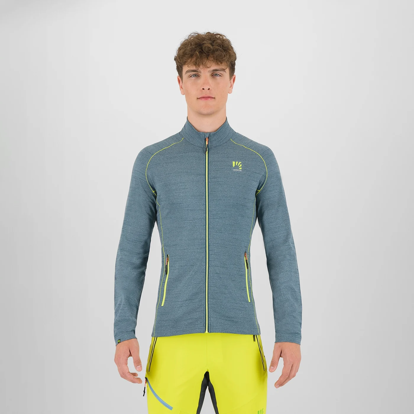 Karpos MEN'S POMEDES EVO FULL-ZIP FLEECE JACKET, flis z zadrgo