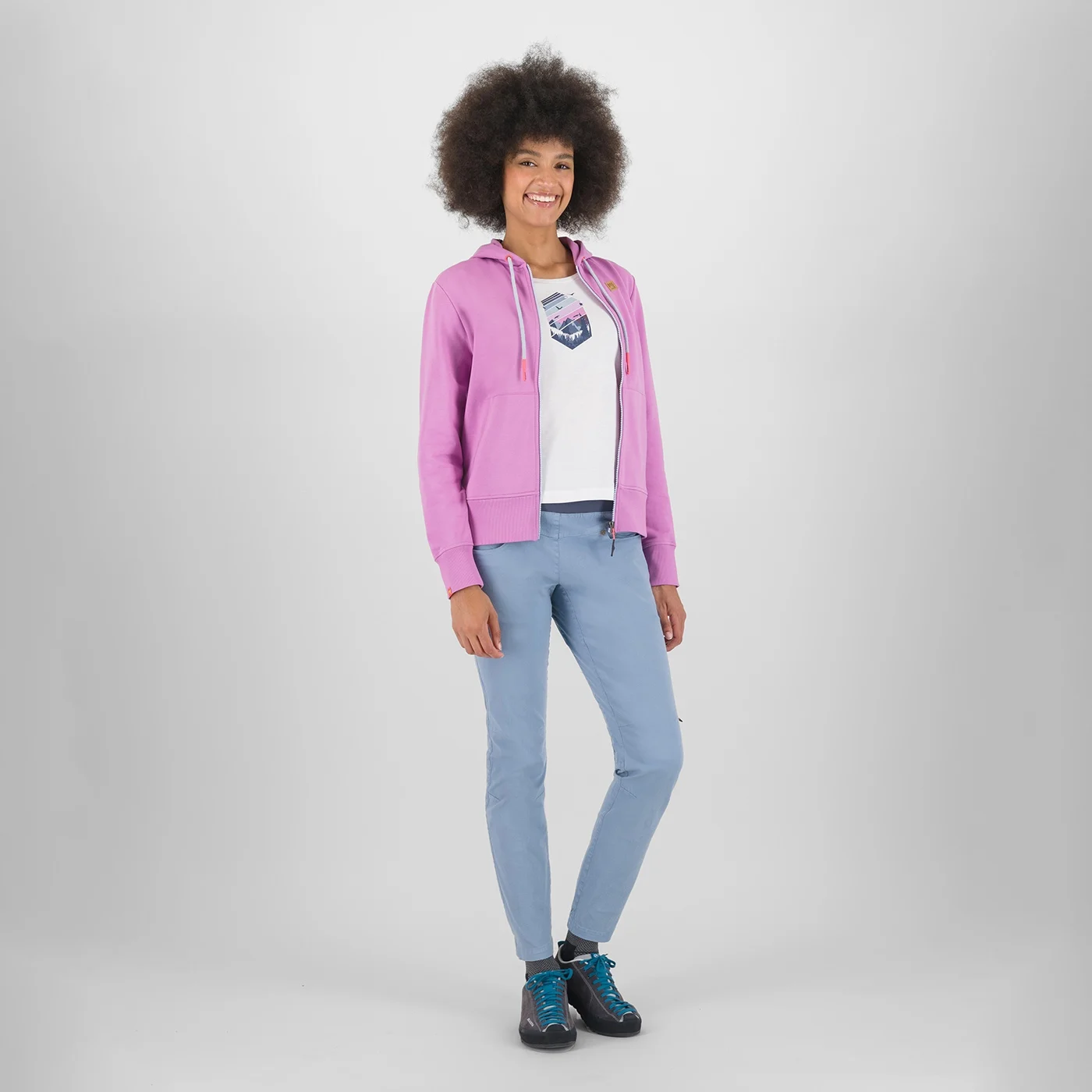 Karpos WOMEN'S VOLPE W FULL ZIP HOODIE, jopa z zadrgo