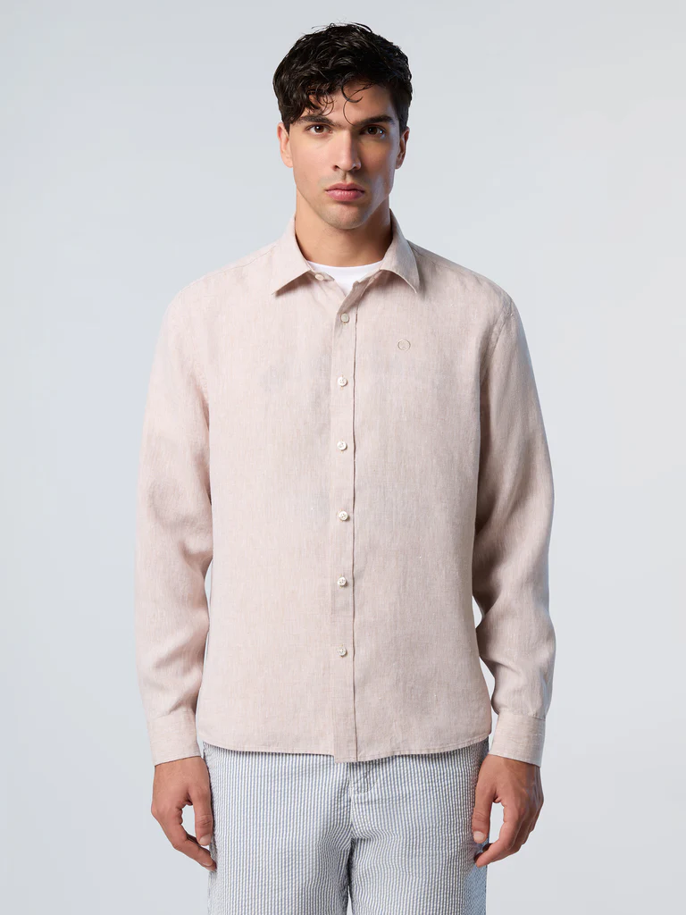 North Sails SHIRT LONG SLEEVE REGULAR SPREAD COLLAR, moška dolga srajca