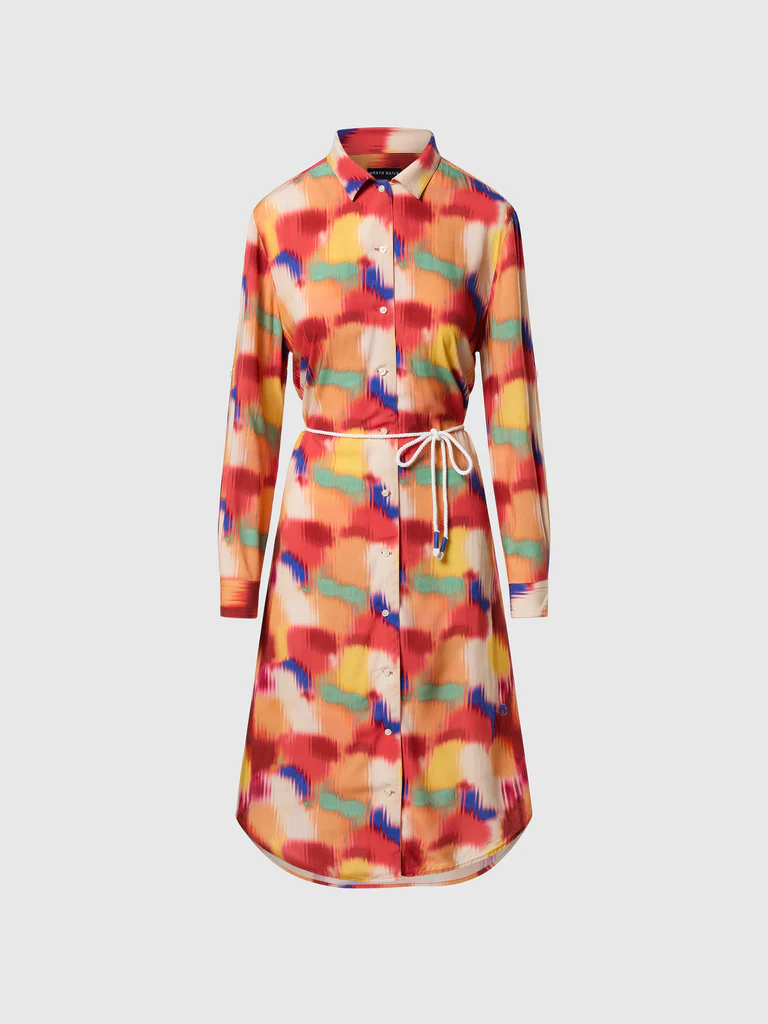 North Sails LONG DRESS L/S, ženska dolga obleka